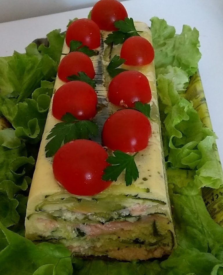 Terrine de courgettes au saumon fumé un must de l’été MiaouZdays